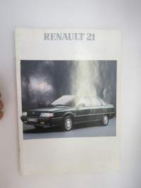 Renault 21 -myyntiesite / sales brochure