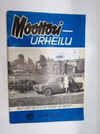 Moottoriurheilu / Moottori-urheilu 1963 nr 9, sis. mm. seur. artikkelit / kuvat / mainokset; Kansikuva Simca 1300, MM-Pyynikki, Mestareiden muotokuvia - Hans-Georg