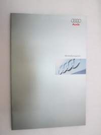 Audi modellprogram 2000 -myyntiesite / sales brochure