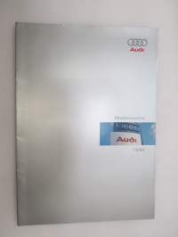 Audi-mallisto 1998 -myyntiesite / sales brochure