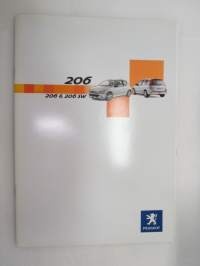 Peugeot 206 & 206 SW 2004 -myyntiesite / sales brochure