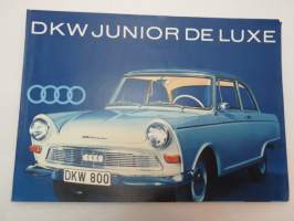 DKW Junior De Luxe -myyntiesite / brochure