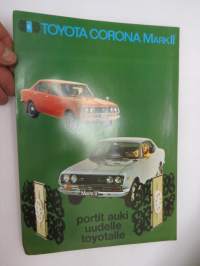 Toyota Corona Mark II (myös Hardtop & farmari) -myyntiesite / sales brochure