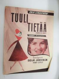 Tuuli tietää -nuotit / notes