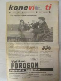 Koneviesti 1962 nr 8, sis. mm. seur. artikkelit / kuvat / mainokset; Länsi-saksan maatalouden nykyhetkeä ja tulevaisuutta, Polttomoottorien vesijäähdytys,