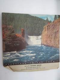 H & N Chevron service - Huntington Drive at Fremont, South Pasadena, California - Wall Calendar 1961 -seinäkalenteri