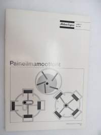 Atlas Copco Paineilmamoottorit -myyntiesite / teknistä tietoa -brochure