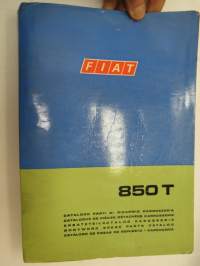 Fiat 850 T Catalogo parti di ricambio carrozzeria / Catalogue de pièces détachées carrosserie / Ersatzteilkatalog Karosserie / Bodywork spare parts catalog /