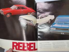 Rambler Rebel 1968 -myyntiesite / brochure