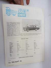 Chevrolet / Chevelle / Chevy II 1964 -myyntiesite / brochure