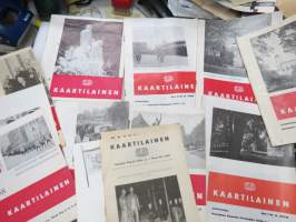 Kaartilainen - Karjalan Kaartin-Prikaatin Kilta ry lehtiä vv. 1963-1973 13 kpl -SA-Finnish Army military unit magines