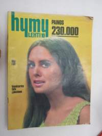 Hymy lehti 1967 nr 10 lokakuu, sis. mm. seur. artikkelit / kuvat / mainokset; Kansikuva Liana Kaarina (kuvannut J. Poutanen), Harri Piitulainen - Kolmen vuoden