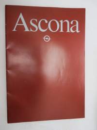 Opel Ascona 1983 -myyntiesite / brochure