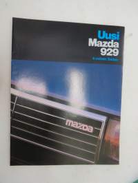 Mazda 929 1982 -myyntiesite / brochure