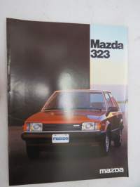 Mazda 323 1981 -myyntiesite / brochure
