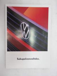 Volkswagen Transporter 1991 - Sukupolvenvaihdos -myyntiesite / brochure