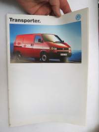 Volkswagen Transporter 1993 -myyntiesite / brochure