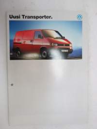 Volkswagen Transporter 1991 -myyntiesite / brochure