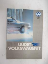 Volkswagen - Uudet Volkswagenit 1988 -myyntiesite / brochure