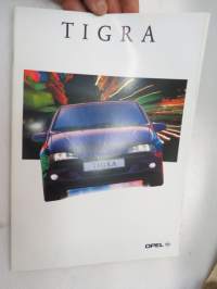 Opel Tigra 1997 -myyntiesite / brochure