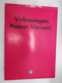 Volkswagen Passat Variant 1981 -myyntiesite / brochure