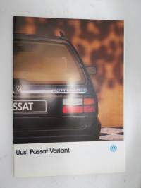 Volkswagen Passat Variant 1989 -myyntiesite / brochure