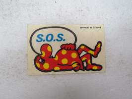 S.O.S. -tarra / sticker