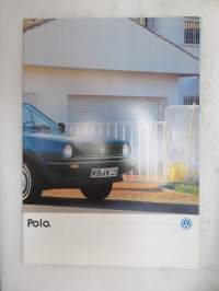 Volkswagen Polo 1987 -myyntiesite / brochure