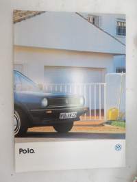 Volkswagen Polo 1986 -myyntiesite / brochure