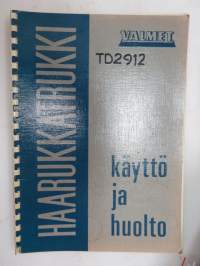Valmet haarukkatrukki TD2912 - käyttö ja huolto / forklift operator´s manual in finnish