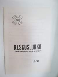 Keskuslukko 1983 nr 3 - Laskuvarjojääkärikillan tiedotus- ja uutislehti -green berets guild magazine