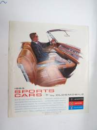 Oldsmobile 1963 Sport Cars -myyntiesite / brochure