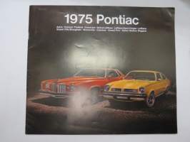 Pontiac 1975 -myyntiesite / brochure