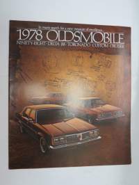 Oldsmobile 1978 -myyntiesite / brochure
