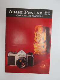 Asahi Pentax camera models SV & S1a operating manual -kameran käyttöohje