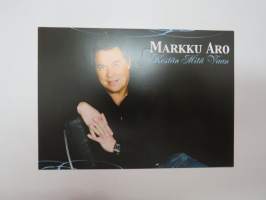 Markku Aro -ihailijakortti, käsinkirjoitettu omiste