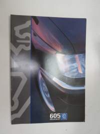 Peugeot 605 -myyntiesite / brochure