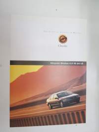 Chrysler Stratus 2.5 V6 A4 LE -myyntiesite / brochure