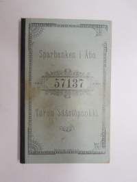 Turun Säästöpankki - Sparbanken i Åbo - Wastakirja / Motbok nr 57137