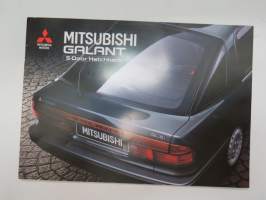 Mitsubishi Galant 5-Door Hatchback 1989 -myyntiesite / brochure