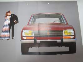 Peugeot 504 1969 -myyntiesite / sales brochure