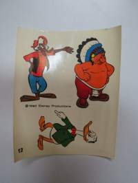 Walt Disney 12 - Kalle Anka & Co överföringsbilder 1964 -siirtokuva-arkki, joka ollut Ruotsin