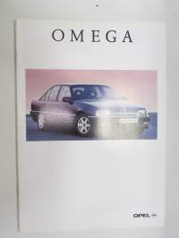 Opel Omega -myyntiesite / brochure