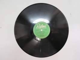 Rytmi R 6211, Kalevi Tauru - Hiljainen tango / Rakkaalle äidille -savikiekkoäänilevy / 78 rpm 10