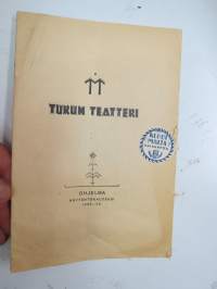 Turun Teatteri - Ohjelma näytäntökausi 1929-30 -