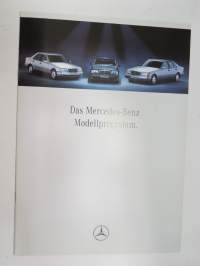 Das Mercedes-Benz Modellprogramm 1994 -myyntiesite / brochure