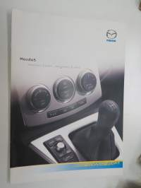 Mazda 5 2006 Tekniset tiedot -myyntiesite / brochure