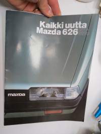 Mazda 626 1984 -myyntiesite / brochure