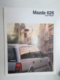 Mazda 626 sport Wagon 1989 -myyntiesite / brochure