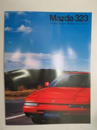 Mazda 323 Sedan 4-ov., Hatchback 3-ov., Farmari 5-ov. 1992 -myyntiesite / brochure